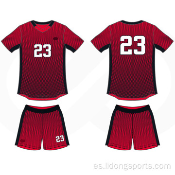 Jerseys de fútbol sublimación Impresión de camisas de fútbol personalizadas